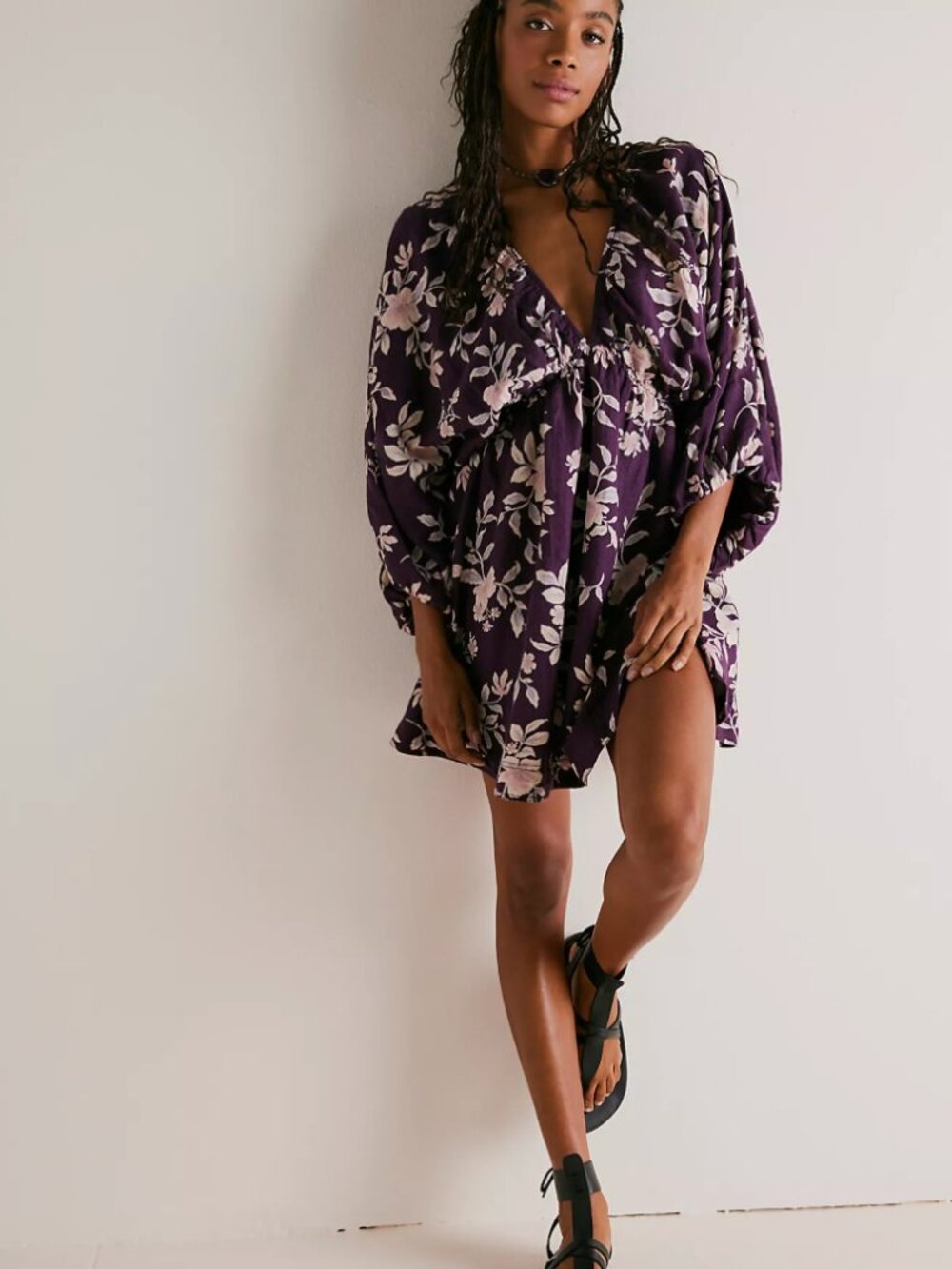 Free People Portia Printed Mini Dress NWT Small